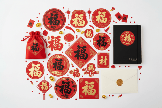 Good Luck Stickers & Fu Symbols: Small Gifts with Big Meaning