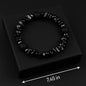 Black Onyx and black chip stone Bead Bracelet
