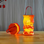 Octagonal Foldable Projection Lantern – Portable Chinese Gift, Battery Operated, Soft Warm Light, Reusable for Cultural Souvenir