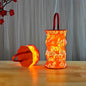 Octagonal Foldable Projection Lantern – Portable Chinese Gift, Battery Operated, Soft Warm Light, Reusable for Cultural Souvenir