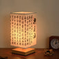 Calligraphy Night Light – Chinese Scholar Desk Lamp, Warm LED, Book Shape Lantern (5W 3 Brightness Levels)