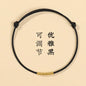 Ben Ming Nian Red String Bracelet – Adjustable Handmade Rope , Chinese Zodiac Protection, Lucky Gift for Couples Families
