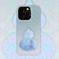 Double Fortune Gourd Phone Case – Chinese “Fu Lu” Pattern, Silk‑texture Liquid Silicone, Soft Cover for iPhone 16/17 Series, East Asian Style Gift