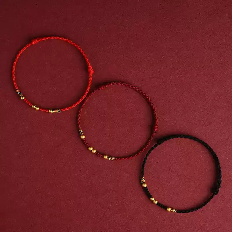 2026 Chinese Zodiac Red String Bracelet – Ben Ming Nian Protection, Lucky Knot, Feng Shui Handmade Rope, Year of the Horse Gift for Women Men