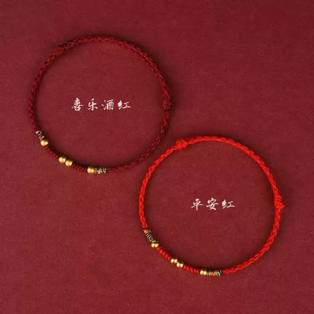 2026 Chinese Zodiac Red String Bracelet – Ben Ming Nian Protection, Lucky Knot, Feng Shui Handmade Rope, Year of the Horse Gift for Women Men