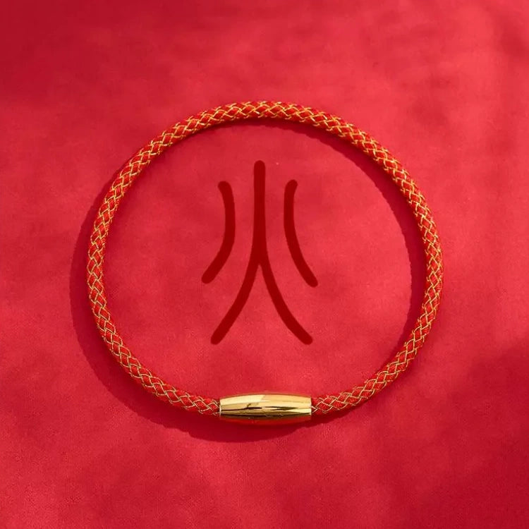 Five Element Dragon Scale Bracelet – Wood, Fire, Earth, Metal, Water Colors, Chinese Zodiac Protection, Handmade Rope for Men Women